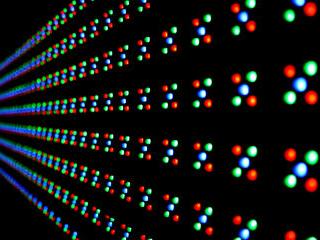 Tbbszn (RGB) LED-es, kltri fnyjsg rszlete.