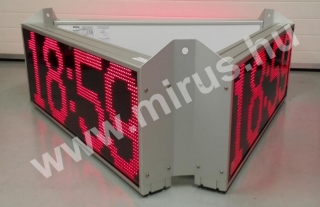 32 cm-es szmjegymagassg, 3 oldalas, Ethernet idszinkronos ra.