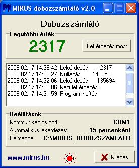 A PC-s program fellete.